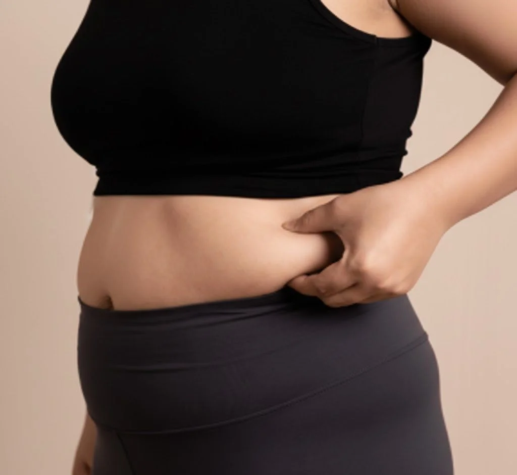 Woman demonstrating wellness benefits